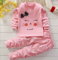 Premium Organic Cotton Kids Pajama Set - "So Sweet" Kitten Edition