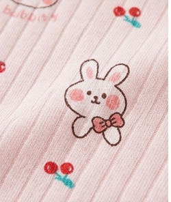 Premium Organic Cotton Kids Pajama Set - Cozy Bunny & Cherry Edition