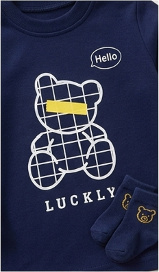 Premium Organic Cotton Kids Pajama Set - Sweet Bunny & Cherries Edition