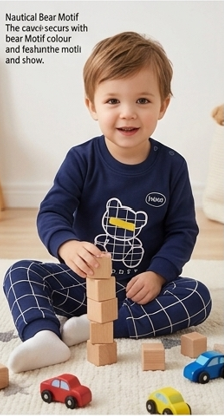 Premium Organic Cotton Kids Pajama Set - Sweet Bunny & Cherries Edition
