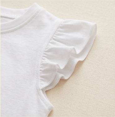 Premium 100% Pure Cotton Magical Unicorn Summer Short Set - Flutter Sleeve Edition