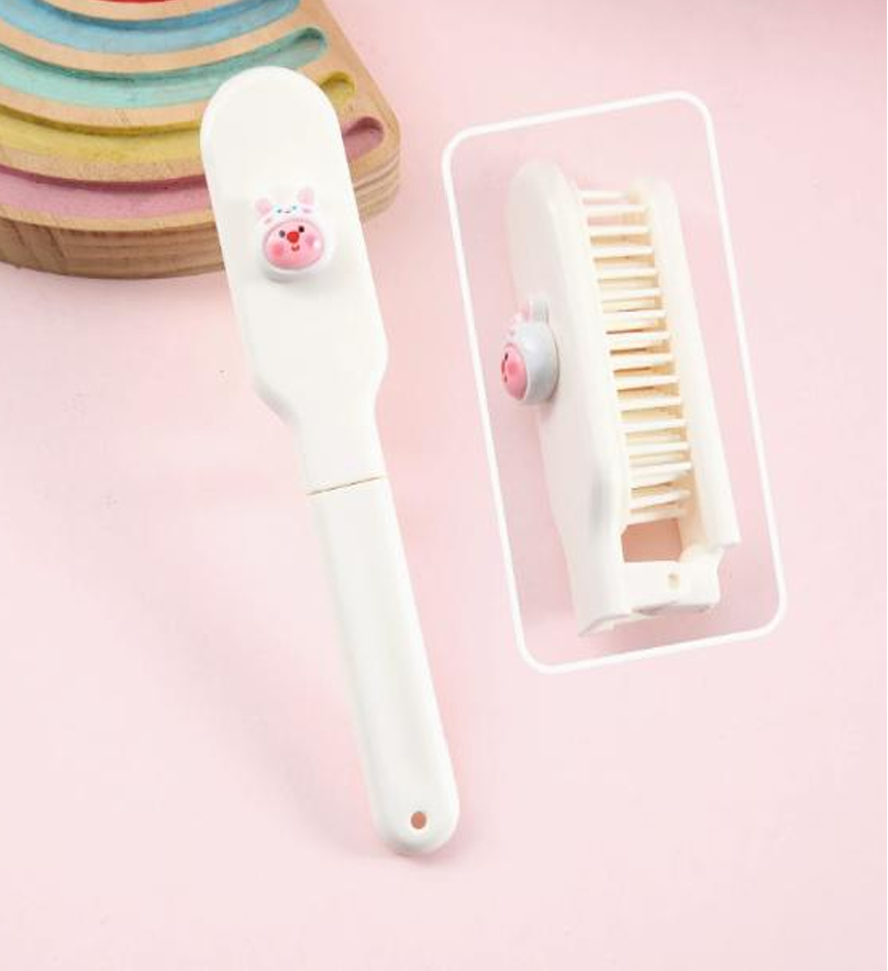 Self-Cleaning Air Cushion Hair Brush & Detangling Comb Set - Daily Hair Care Tool