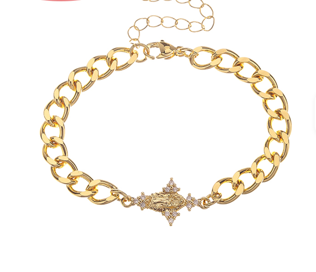 18K Gold Plated Cubic Zirconia Bracelet