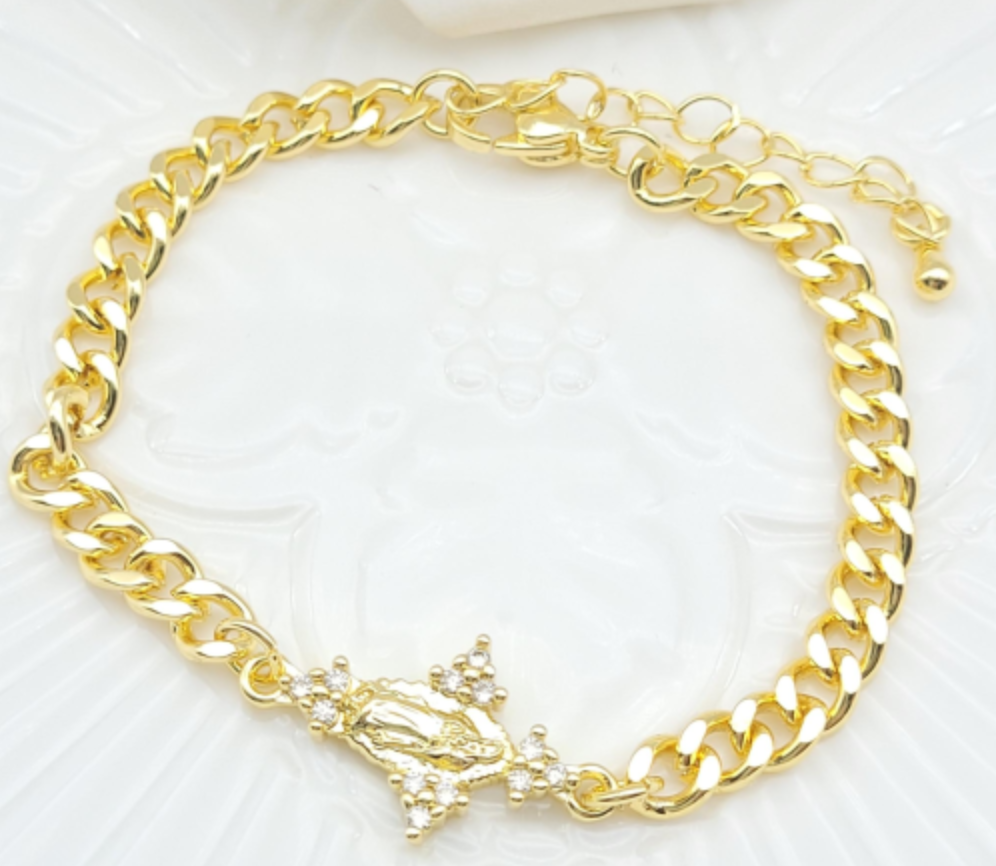 18K Gold Plated Cubic Zirconia Bracelet
