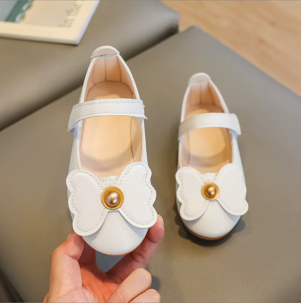 Elegant Toddler Girls Bow Mary Jane Shoes - Princess Party & Wedding Flats