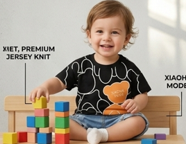 Premium Ribbed Summer Short Set - Playful Bear