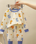 Premium Organic Cotton Kids Pajama Set - Cozy Little Dino Edition