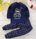 Premium Organic Cotton Kids Pajama Set - Sweet Bunny & Cherries Edition