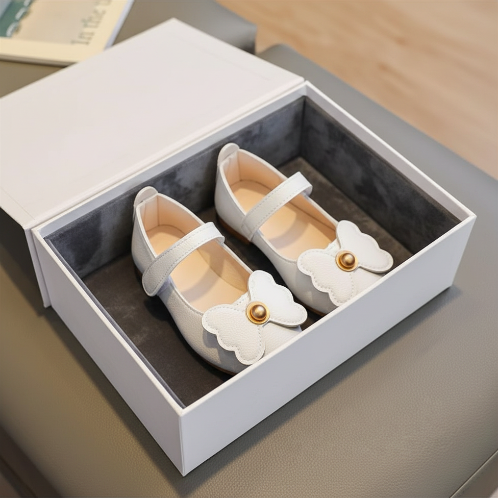Elegant Toddler Girls Bow Mary Jane Shoes - Princess Party & Wedding Flats