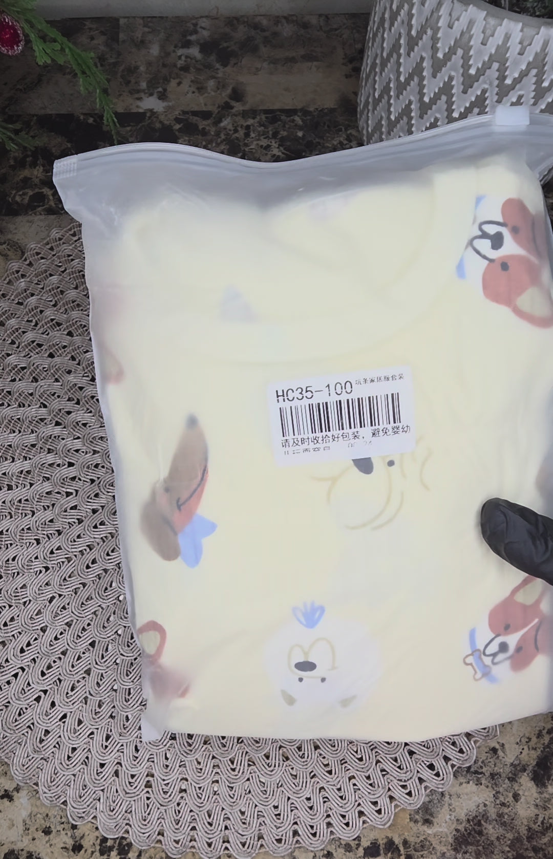 Premium Organic Cotton Kids Pajama Set - Playful Puppies Edition